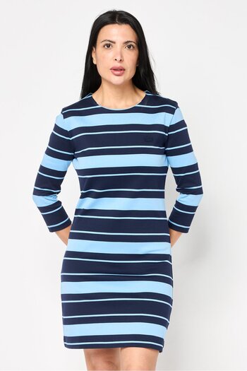 Lacoste Women Stripe Mini Dress, Multicolor