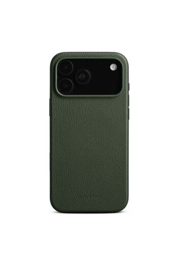 unkown Woolnut leather protective case for iPhone 17 Pro Max, Green