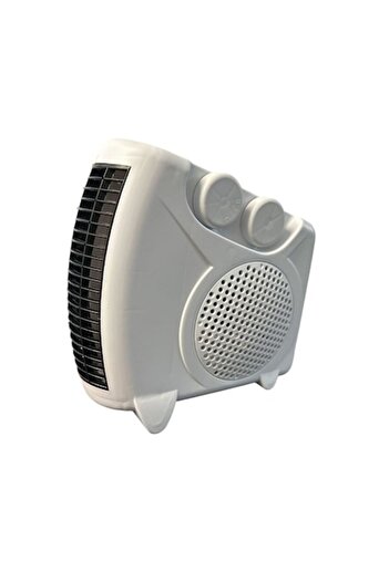 DEEBCO Mini indoor portable heater, white, 25x11x25, 50/60 Hz, 100-240 V, 2 speed levels
