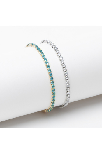 ElectraStore Set of 2 Tennis Bracelets Sage