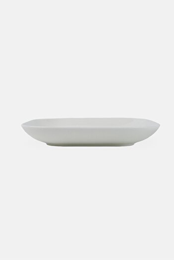 Our Table Ceramic Dessert Plate, White