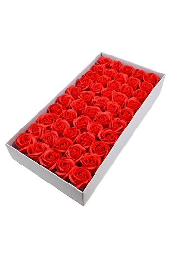 dalimag Scented Soap Roses, Red, Diameter 5cm, 50/set