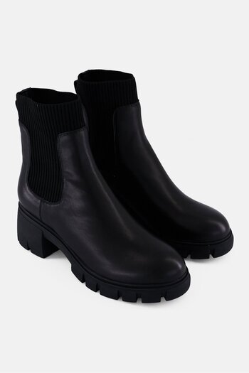 Steve Madden Women Slip On Ankle Boots, Black