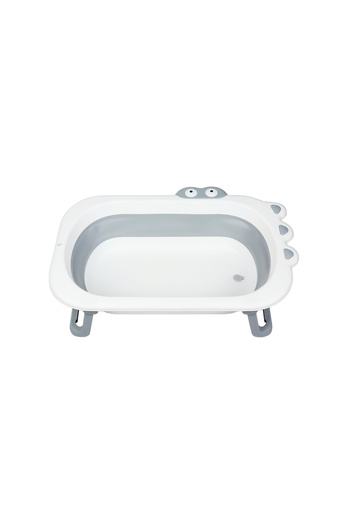 LITTLE ANGEL - Baby Bathtub Cartoon Foldable Design - Grey