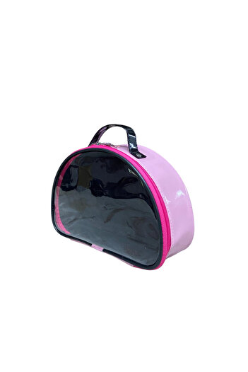 Maykis Transparent Half Moon Travel and Makeup Bag