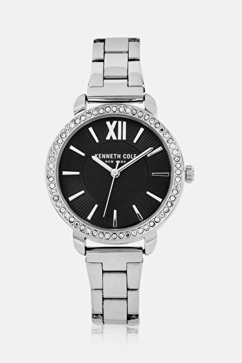 Kenneth Cole Women KCWLG2271904 Stainless Steel Analog Watch 33 mm, Silver