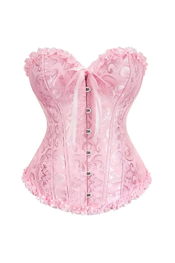 G&H UNDERWEAR Vintage Pink Corset Bustier