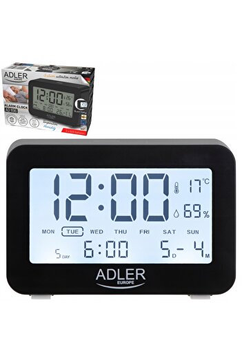 Other AD 1196 black Battery-powered alarm clock