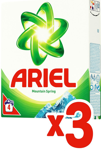 Ariel Set of 3 pieces AUTOMATIC MOUNTAIN SPRING powder detergent 400 G