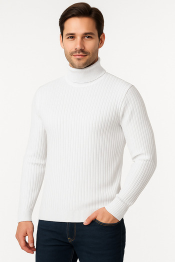 ModaPlaza Men's Turtleneck Sweater 720