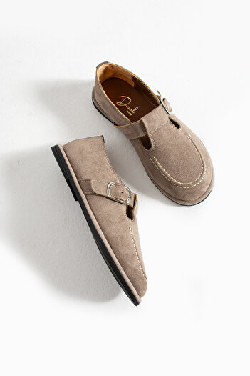 DUXAL SHOES Дамски обувки от велур с катарама Arabella
