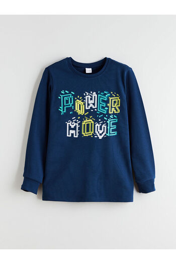 LC Waikiki Crew Neck Printed Boys' Pajamas