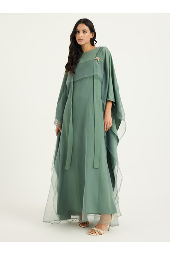Store Wf Organza Askili Kaftan Dress