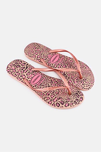 Havaianas Women Slim Animal Print Slip On Slippers, Multicolor