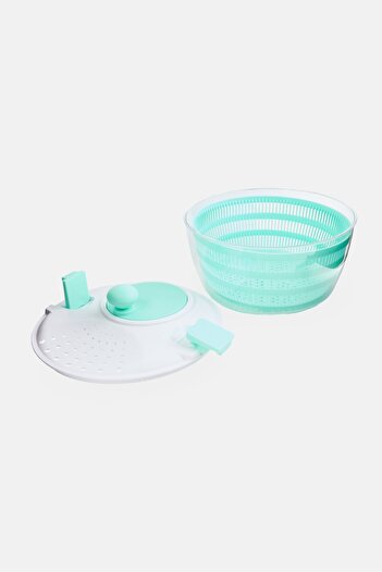 Phantom Chef Multifunctional Salad Spinner, Turquoise