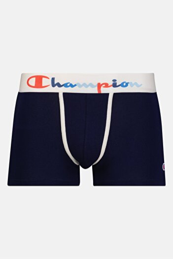 Champion Men Brand Logo Boxer Briefs, Navy