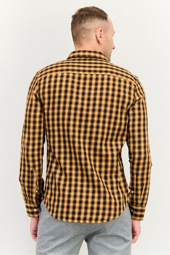 Levi's Men Slim Fit Plaid Long Sleeve Casual Shirt, Multicolor