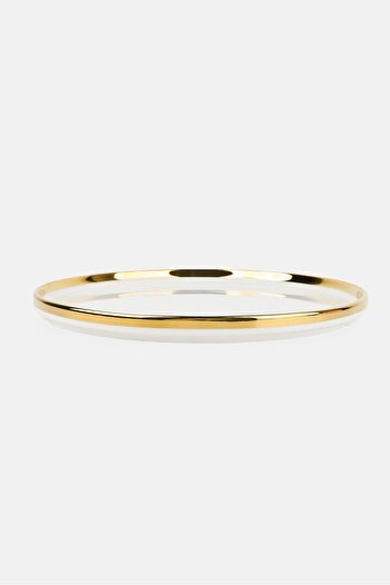 Bombay Ceramic Salad Plate, White