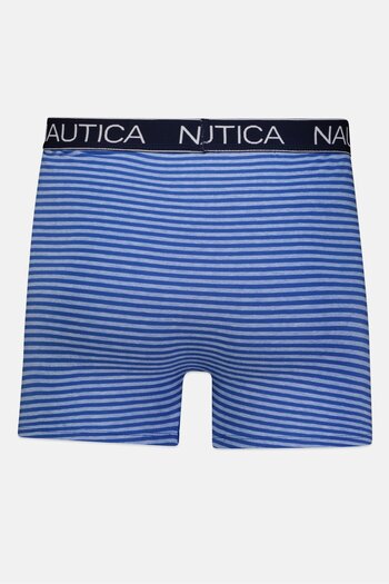 Nautica Men 4 Pieces Brand Logo Knit Boxers, Multicolor