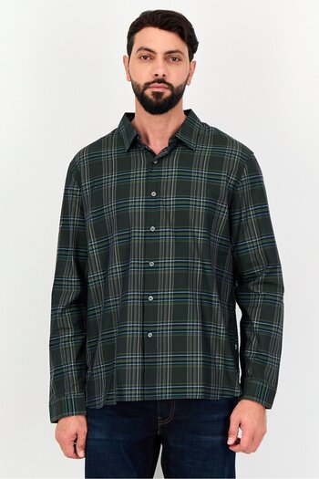 Levi's Levis x Redloop Men Regular Fit Long Sleeve Checkered Casual Shirt, Multicolor