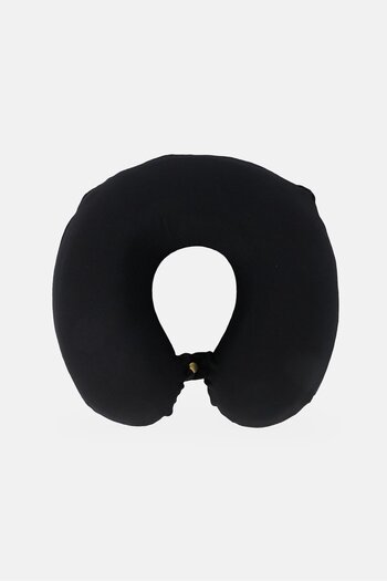 ISAAC MIZRAHI Foam U Shaped Neck Pillow, Black