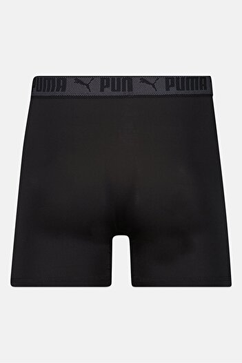 Puma Men 3Pcs Brand Logo Boxer Briefs, Black