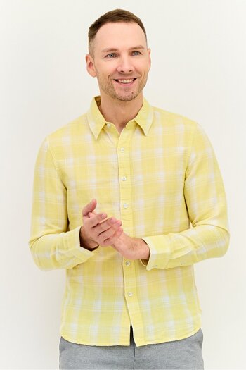 Levi's Men Slim Fit Checkered Long Sleeve Casual Shirts, Multicolor