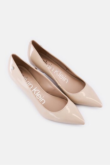 Calvin Klein Women Medium Deja2 Slip On Pumps, Tan