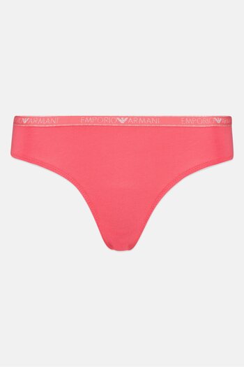 Emporio Armani Women Brand Logo Pull On Panty, Pink
