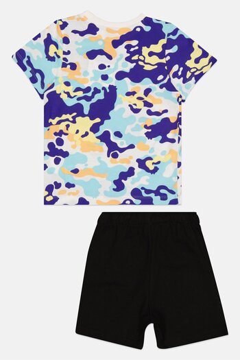 Puma Toddlers Boy 2 Pieces Camouflage T-Shirt And Shorts Set, Multicolor