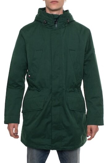 Tommy Hilfiger Men's Parka Jacket, Tommy Hilfiger, Dark Green, Size M INTL