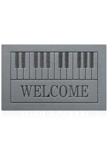 Generic MHYTTFE Welcome Mat Outdoor with Non Slip Rubber Backing Ultra Absorb Mud Piano Door Mats for Indoo