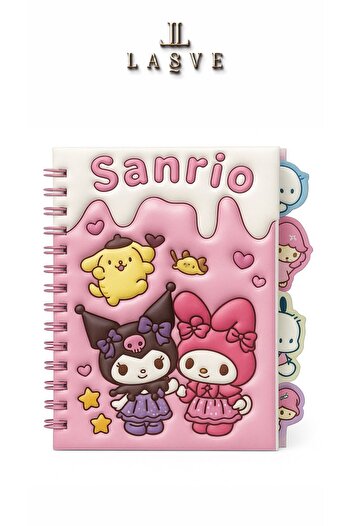 kuromi New Season Sticker Kawaii Kromi My Melodi Cinnamorol Sticker and Notebook Diary Agenda and Sticker