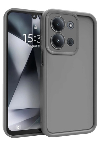 m.tk moveteck Xiaomi Redmi 15C Case Soft Colorful Launch Silicone Camera Protected Protruding Thick Edge Coffe
