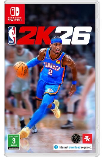 2K NBA 2K26 Game for Nintendo Switch, Cartridge in Box (Saudi Edition)