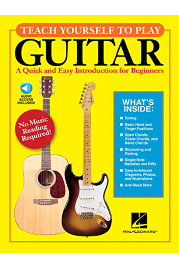 Hal Leonard Pub Co Teach Yourself to Play Guitar [With CD (Audio)]