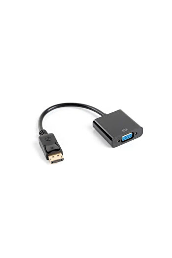 Lanberg DisplayPort v1.1 adapter male plug to VGA female socket 0.2m 1080p AD-0002-BK