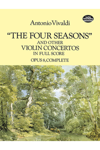 Dover Pubn Inc The Four Seasons and Other Violin Concertos in Full Score: Opus 8, Complete