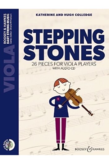 Boosey & Hawkes Stepping Stones: 26 Pieces for Viola Players Viola Part Only and Audio CD: 26 Pieces for Viola Playe