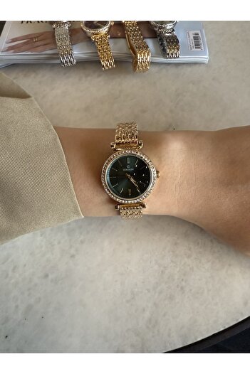 HNF LONDON Lira Green Gold Women's Watch