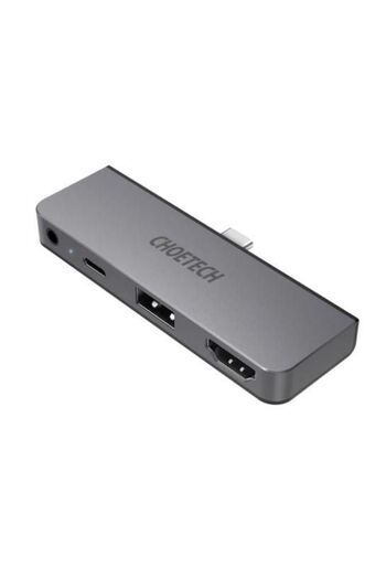 CHOETECH HUB USB type C - 1x HDMI + 1x USB 2.0 + USB type C PD 60W+ 1x Jack 3.5 mm HUB-M13