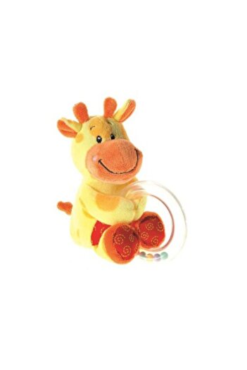 Karl Hausmann Toy ring with beads and plush Giraffe 0 L+, Heunec A Haberkorn