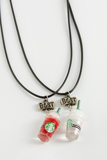 BİJUTERİMCİM Drink Friendship Necklaces (Couple Necklaces)