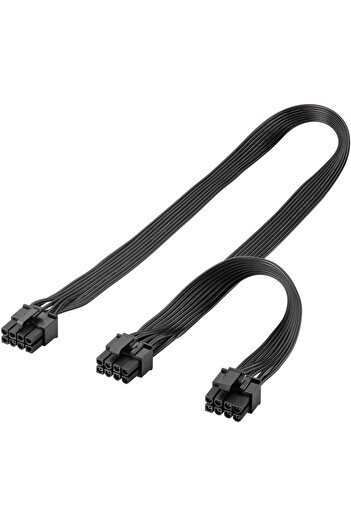 goobay ATX 8-pin male to 6+2 male power adapter cable for PCI Express video card 0.23m Goob
