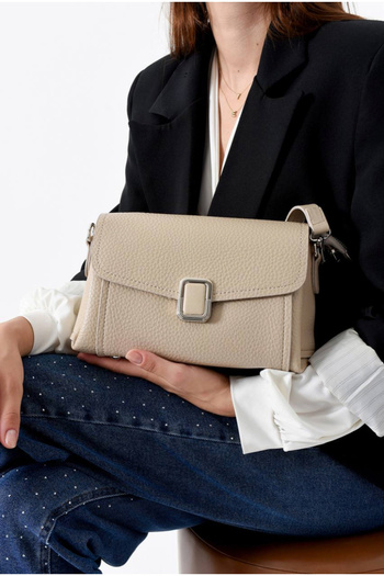 Senna Collection Short and Long Strap Bag with Buckle Detail and Multi-Pocket Bag
