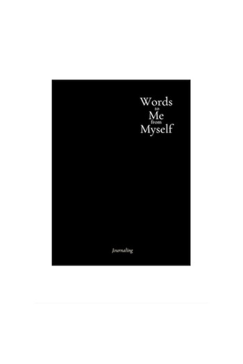 OEM Jurnal Words to me from myself, notebook, 240x170, black