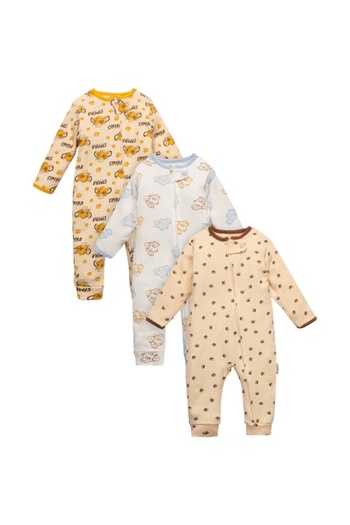 diamondstar Boys 9-18 Months Zippered Simba 3-Piece Single Jumpsuit Set