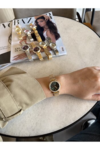 HNF LONDON Lira Green Gold Women's Watch