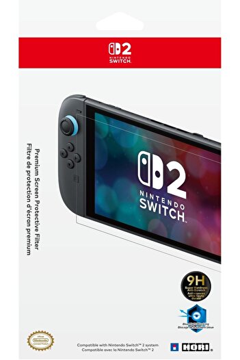 Hori Premium Screen Protective Filter for Nintendo Switch 2