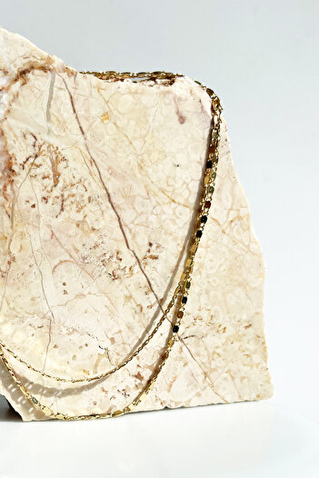 Manuka Minimal Sequin Chain Necklace Standard